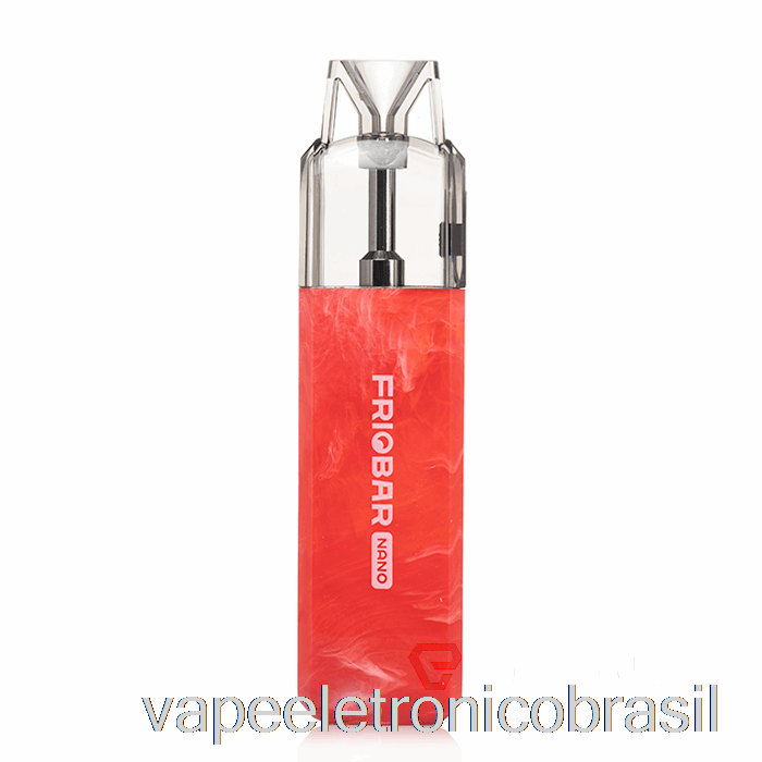 Vape Recarregável Freemax Friobar Nano Sistema De Pod Descartável Vermelho